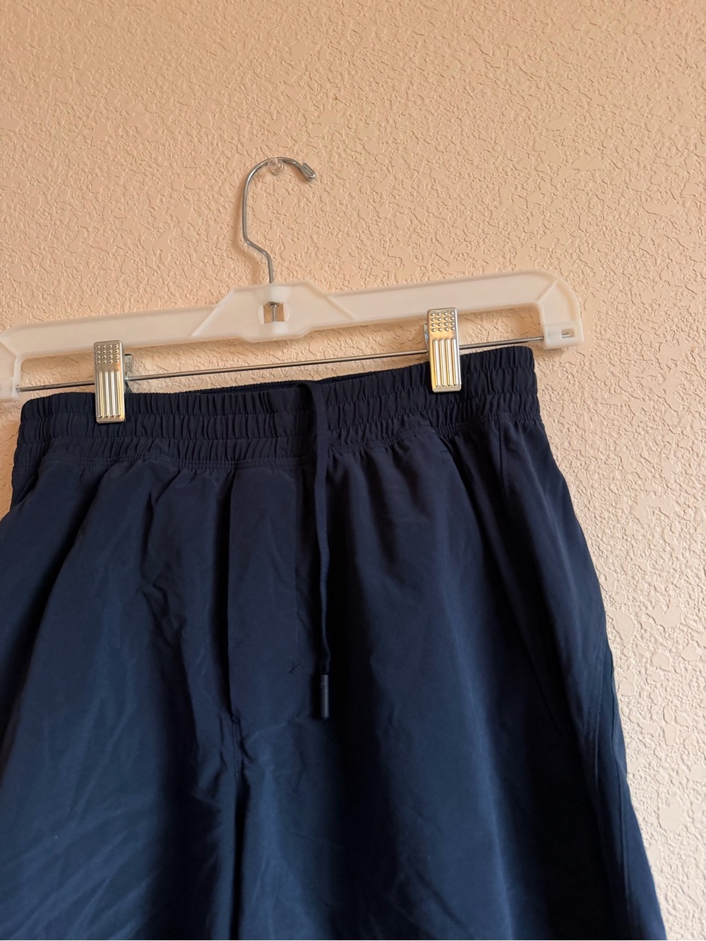 lululemon athletica Men's Pace Breaker Dark Navy Performance Shorts - Picture 4 of 6